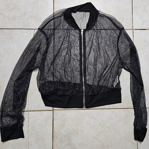 Shein sheer sparkly jacket large - Picture 1 of 3